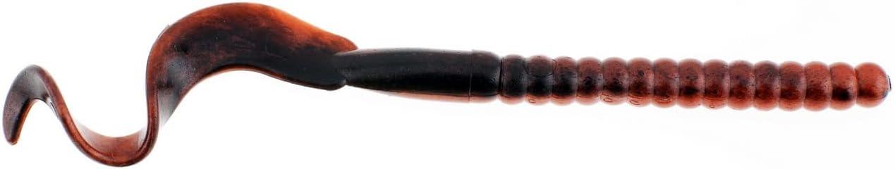 imageBerkley PowerBait Power Worms Fishing Soft BaitPlumChartreuse