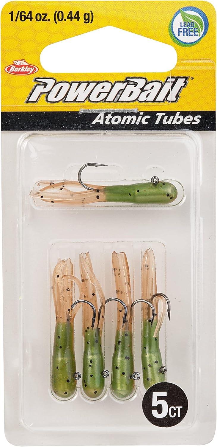 imageBerkley PowerBait PreRigged Atomic Tubes Fishing Soft BaitGrasshopper