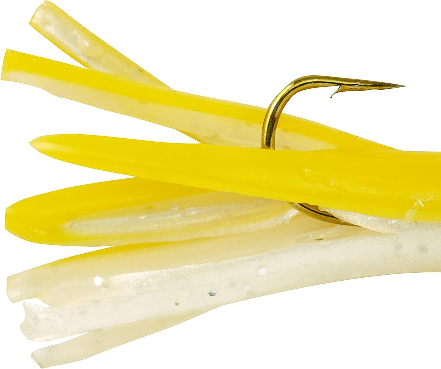 imageBerkley PowerBait PreRigged Atomic Tubes Fishing Soft BaitYellow Back