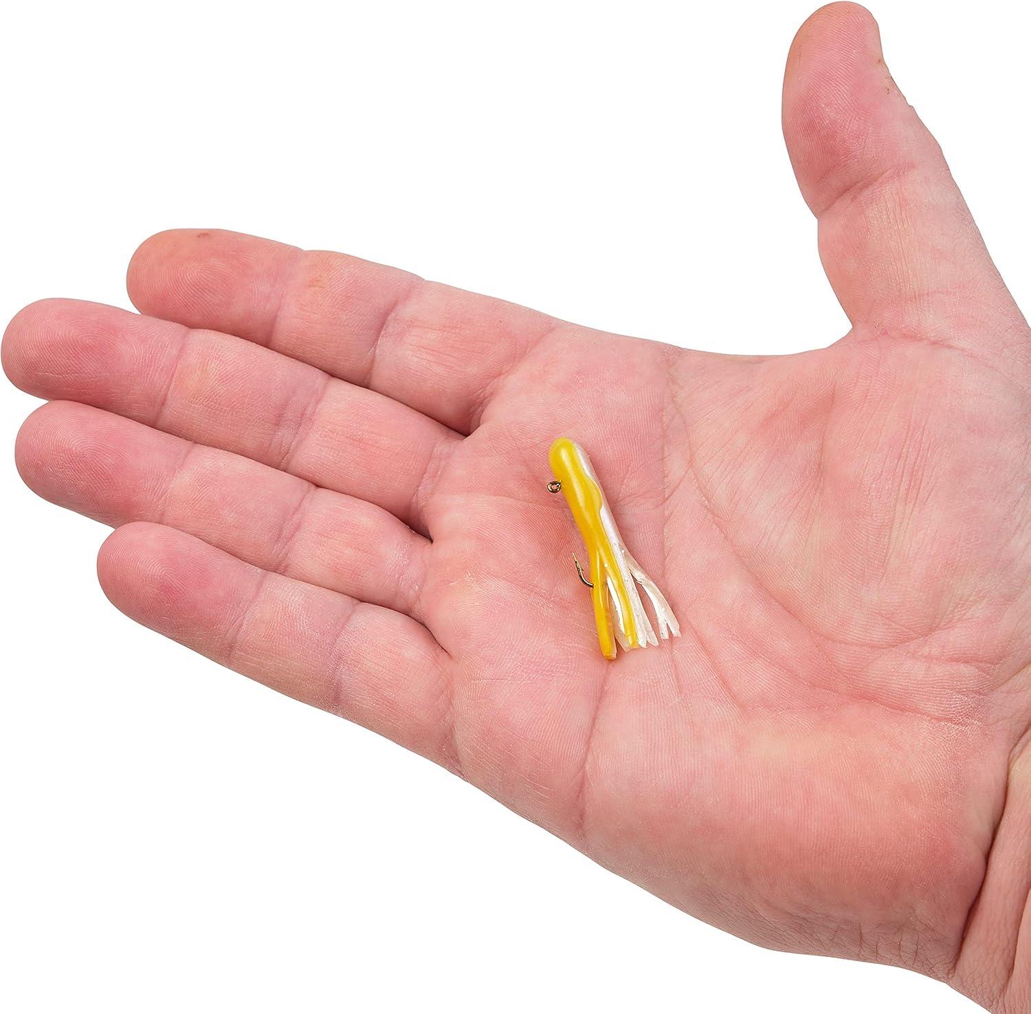 imageBerkley PowerBait PreRigged Atomic Tubes Fishing Soft BaitYellow Back