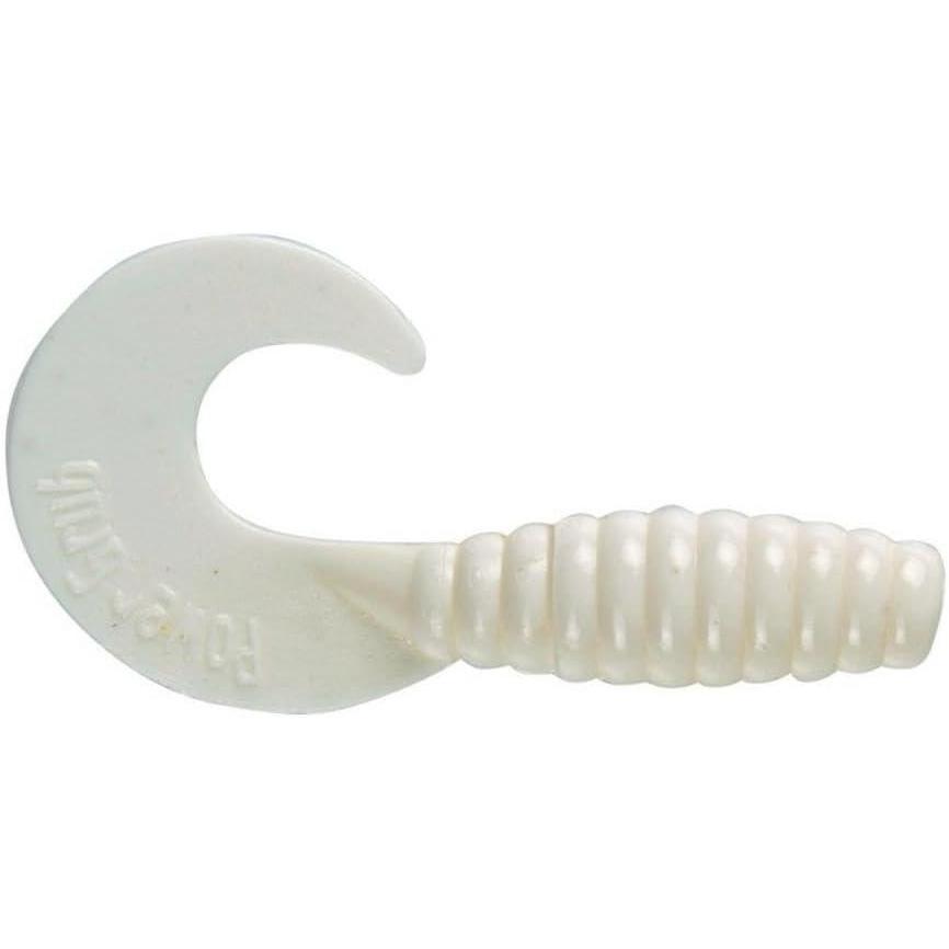 imageBerkley PowerBait Power Grubs Fishing Soft BaitWhite