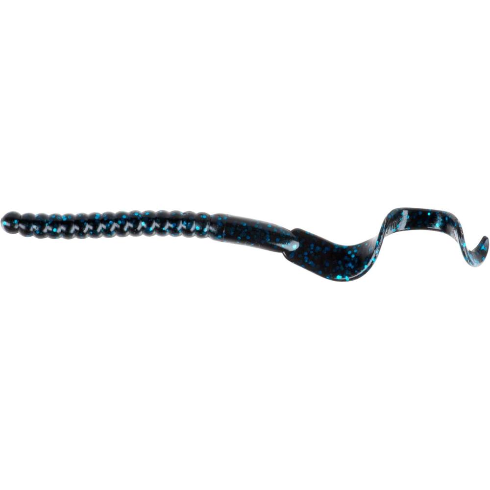 imageBerkley PowerBait Power Worms Fishing Soft BaitBlack Blue Fleck