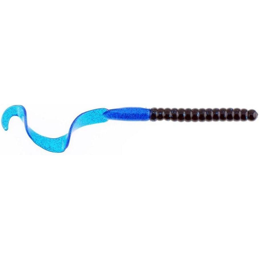 imageBerkley PowerBait Power Worms Fishing Soft BaitBlackBlue
