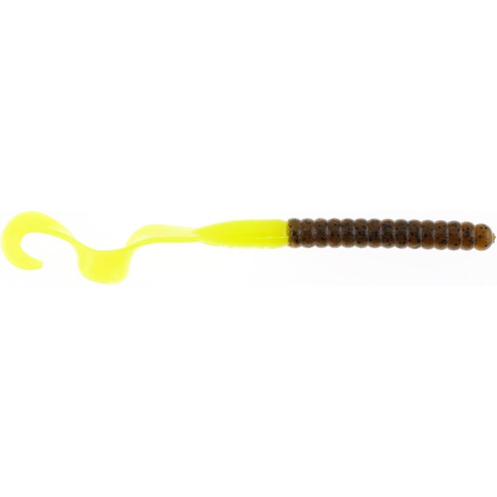 imageBerkley PowerBait Power Worms Fishing Soft BaitGreen PumpkinChartreuse