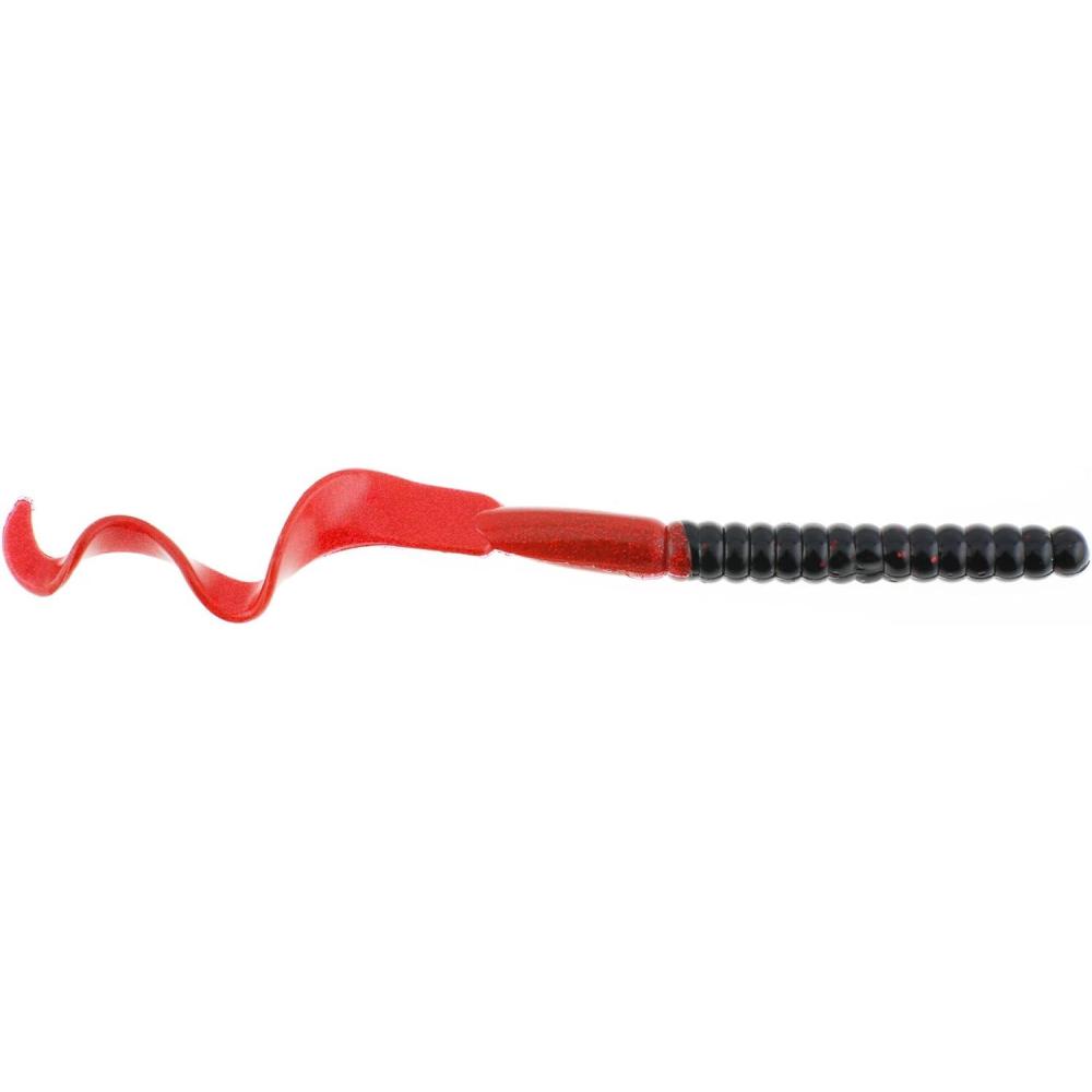 imageBerkley PowerBait Power Worms Fishing Soft BaitMidnight Fire