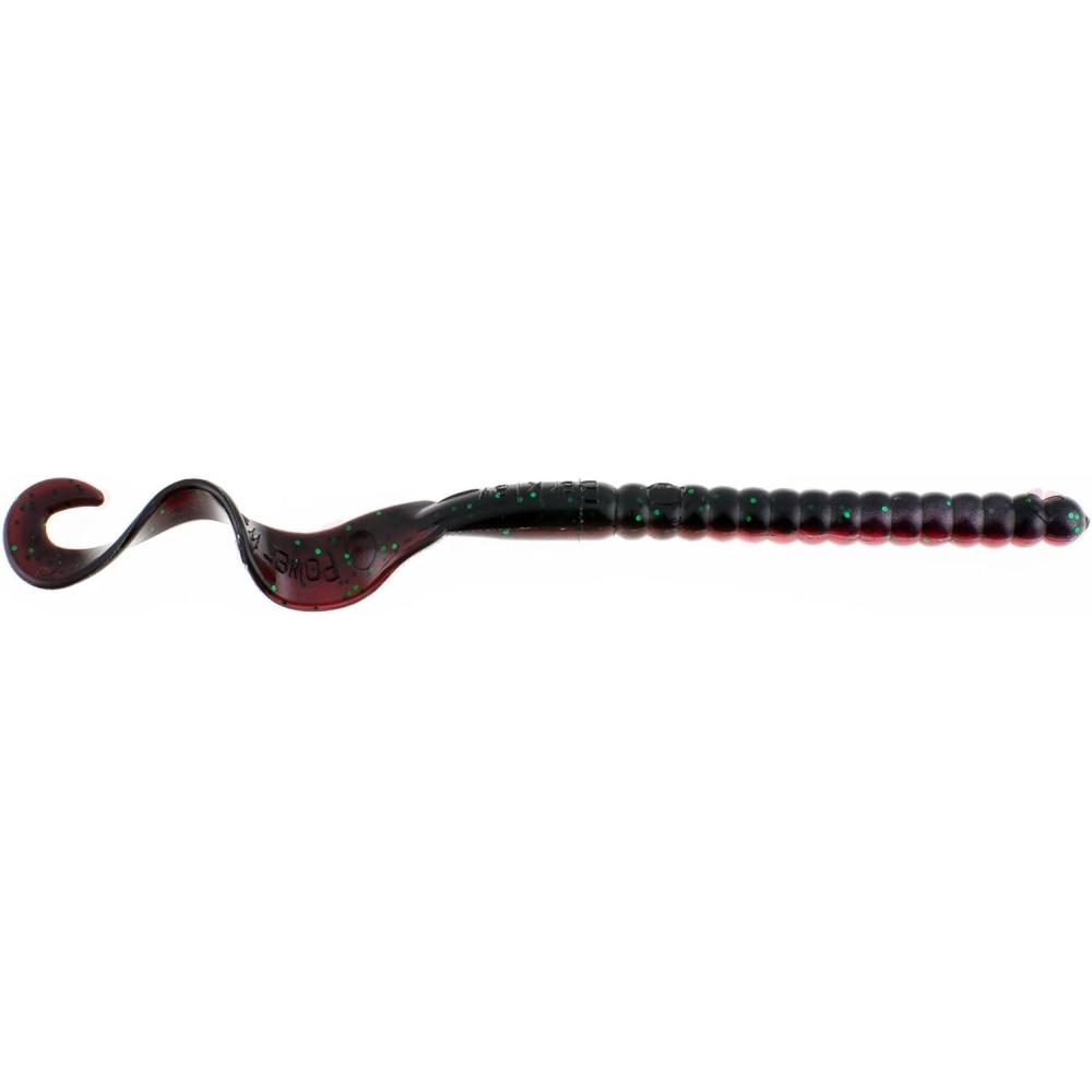 imageBerkley PowerBait Power Worms Fishing Soft BaitRed Shad Green Glitter