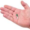 imageBerkley PowerBait PreRigged Atomic Tubes Fishing Soft BaitDark Green PearlBlack Pepper