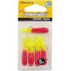 imageBerkley PowerBait PreRigged Atomic Tubes Fishing Soft BaitRed Chartreuse