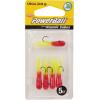 imageBerkley PowerBait PreRigged Atomic Tubes Fishing Soft BaitRed Chartreuse