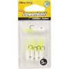 imageBerkley PowerBait PreRigged Atomic Tubes Fishing Soft BaitWhite Chartreuse