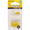 imageBerkley PowerBait PreRigged Atomic Tubes Fishing Soft BaitYellow Pearl Silver Fleck