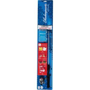 imageShakespeare Complete Fishing Kit Spinning Reel ampamp Rod Combo Bait ampamp Line Included