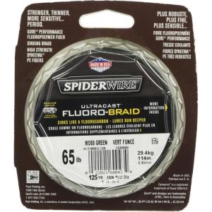 imageSpiderWire Ultracast FluoroBraid Superline Fishing LineMoss Green