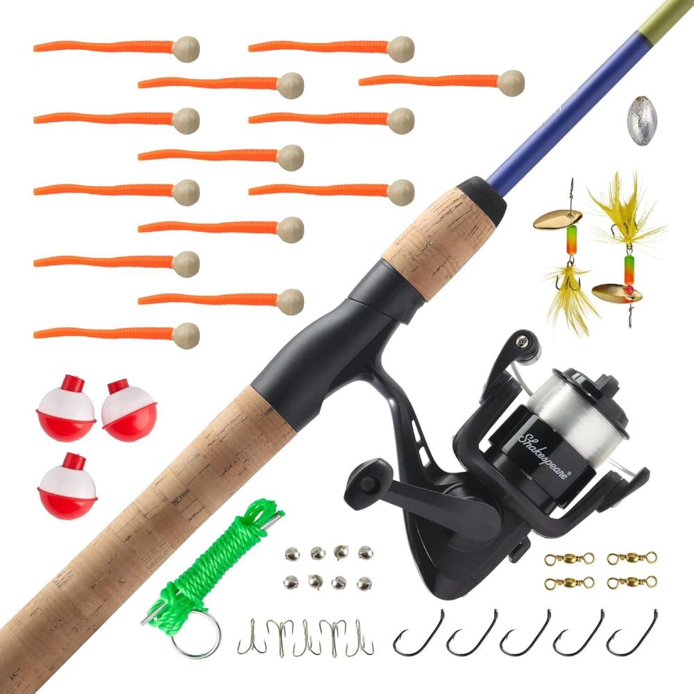 imageShakespeare Catch More Fish Spinning Reel and Fishing Rod Combo with KitTrout West