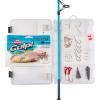 imageShakespeare Catch More Fish Spinning Reel and Fishing Rod Combo with KitSurfPier 7ft