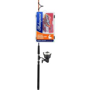 imageShakespeare Catch More Fish Spinning Reel and Fishing Rod Combo with KitCatfish