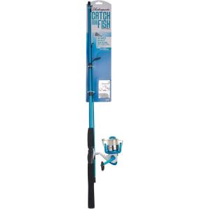imageShakespeare Catch More Fish Spinning Reel and Fishing Rod Combo with KitSaltwater