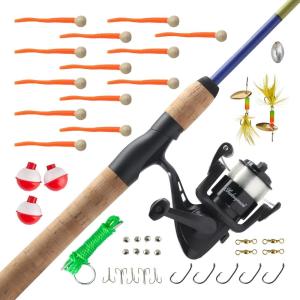 imageShakespeare Catch More Fish Spinning Reel and Fishing Rod Combo with KitTrout West